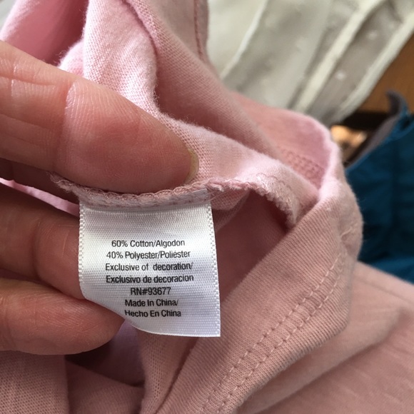 A.N.A.SWEET PINK SEQUINED TEE SHIRT - Picture 4 of 4